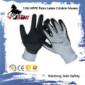 13G 3/4 guantes de trabajo de seguridad resistentes al corte recubiertos de látex